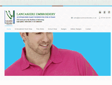 Tablet Screenshot of lancashireembroidery.co.uk